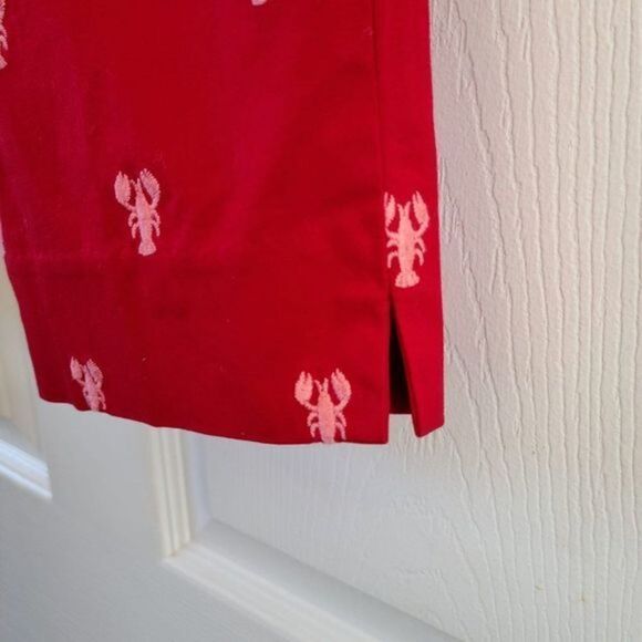 Talbots Signature Embroidered Lobsters Capri Pants - Picture 11 of 12